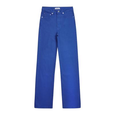 Woodbird Maria Color Jeans Digital Blue Shop Online Hos Blossom